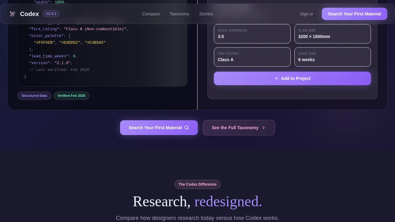 Advanced Material Science Hub Landing Page Template