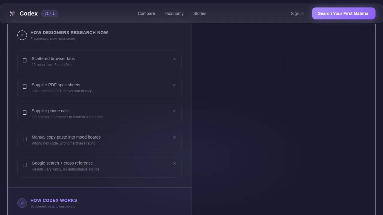Advanced Material Science Hub Landing Page Template