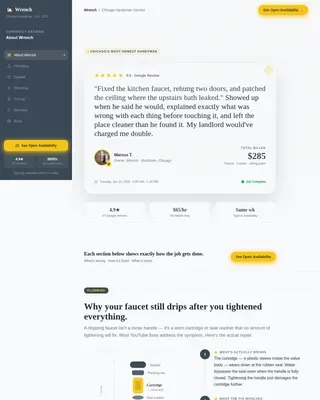 Dependable Handyperson Solutions | Free Website Template | Rocket