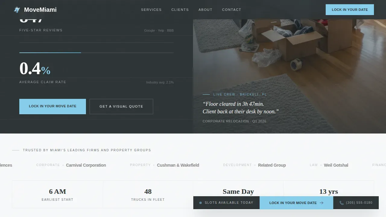 Seamless Logistics Services | Free Website Template | Rocket