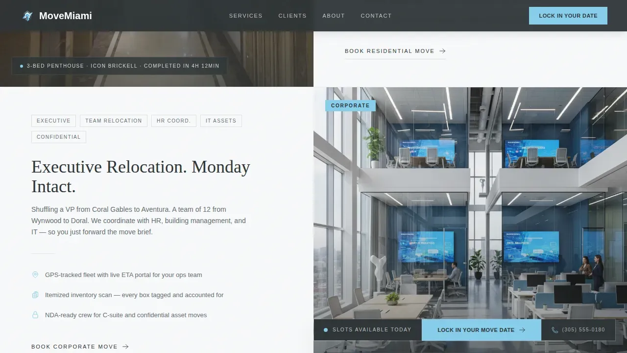 Seamless Logistics Services | Free Website Template | Rocket