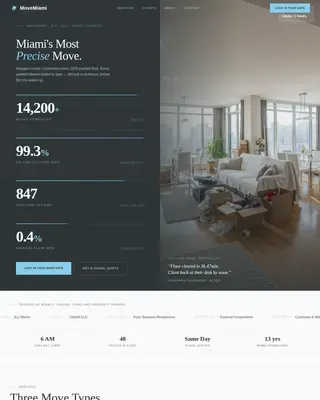 Seamless Logistics Services | Free Website Template | Rocket