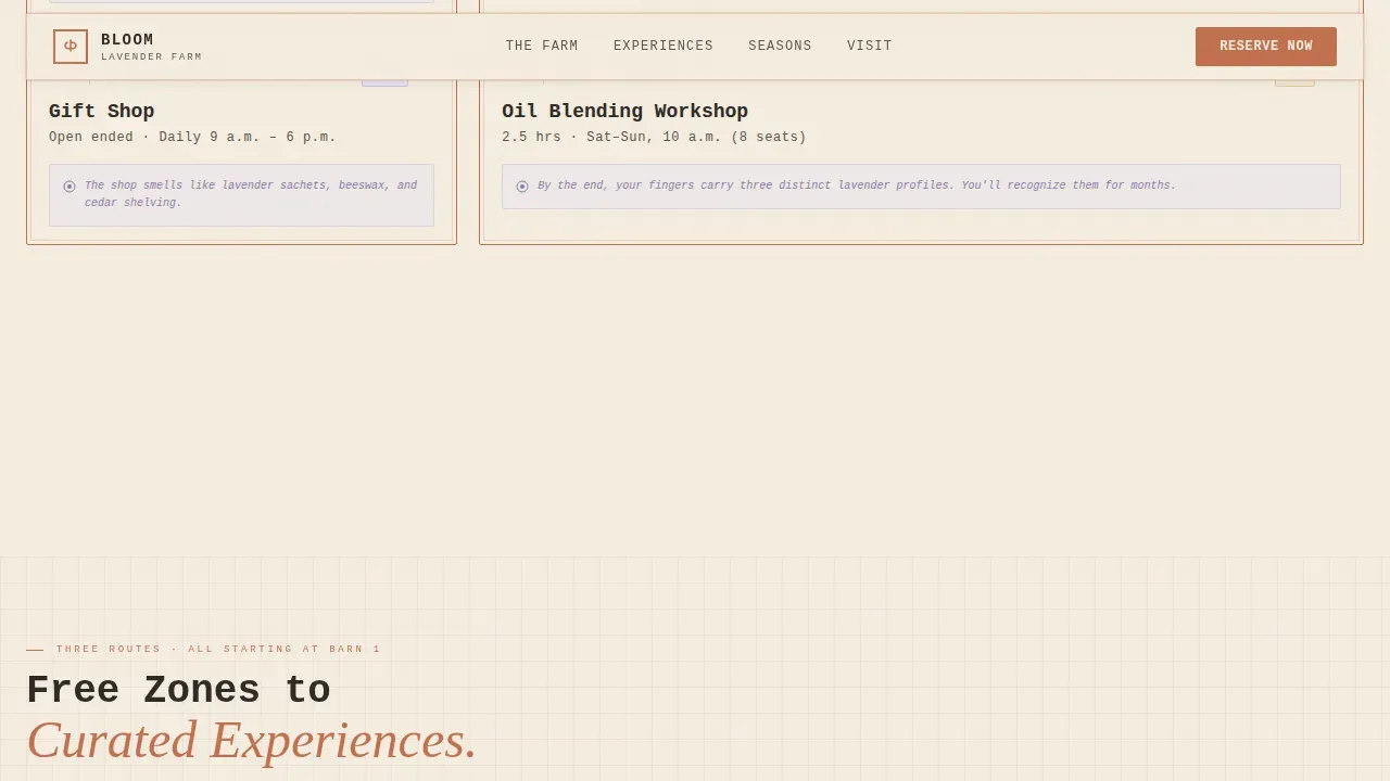 Agri-Tourism & Farm Experience Booking Website Template