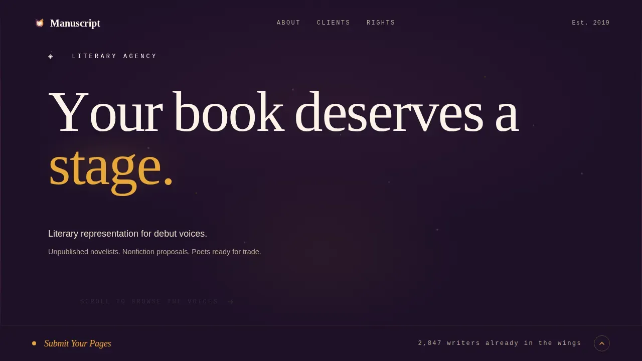 Publishing & Book Industry Portfolio & Case Study Website Template