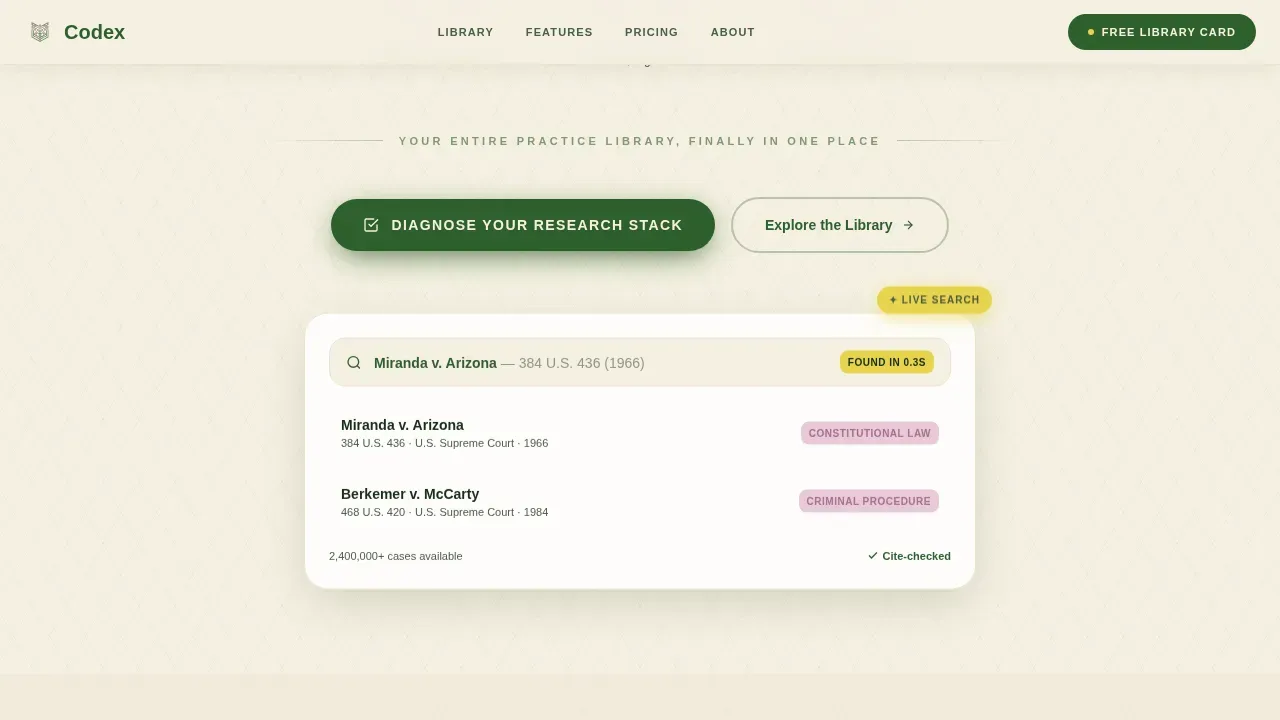 Library & Research Center Professional Website Template