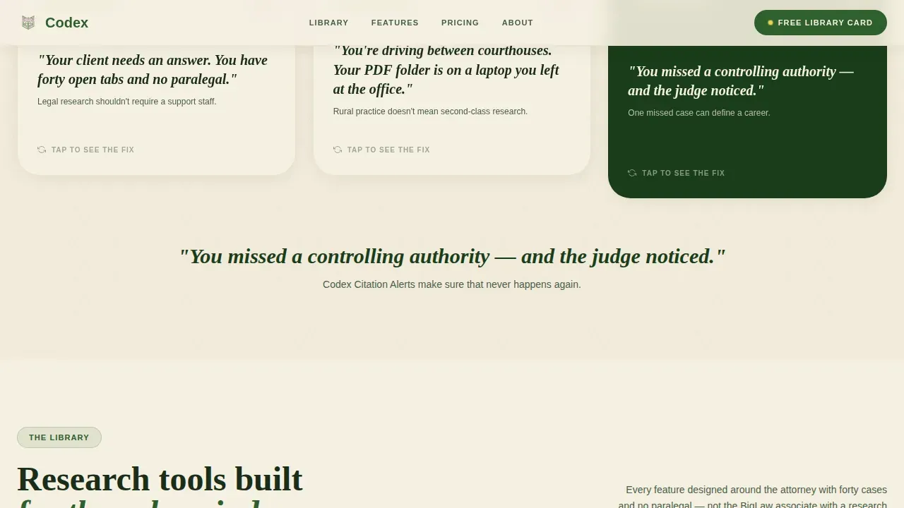 Library & Research Center Professional Website Template