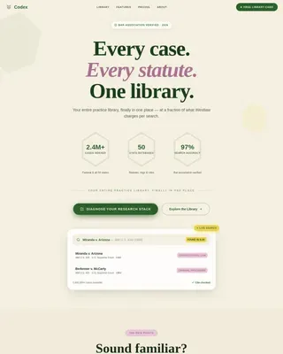 Library & Research Center Professional Website Template