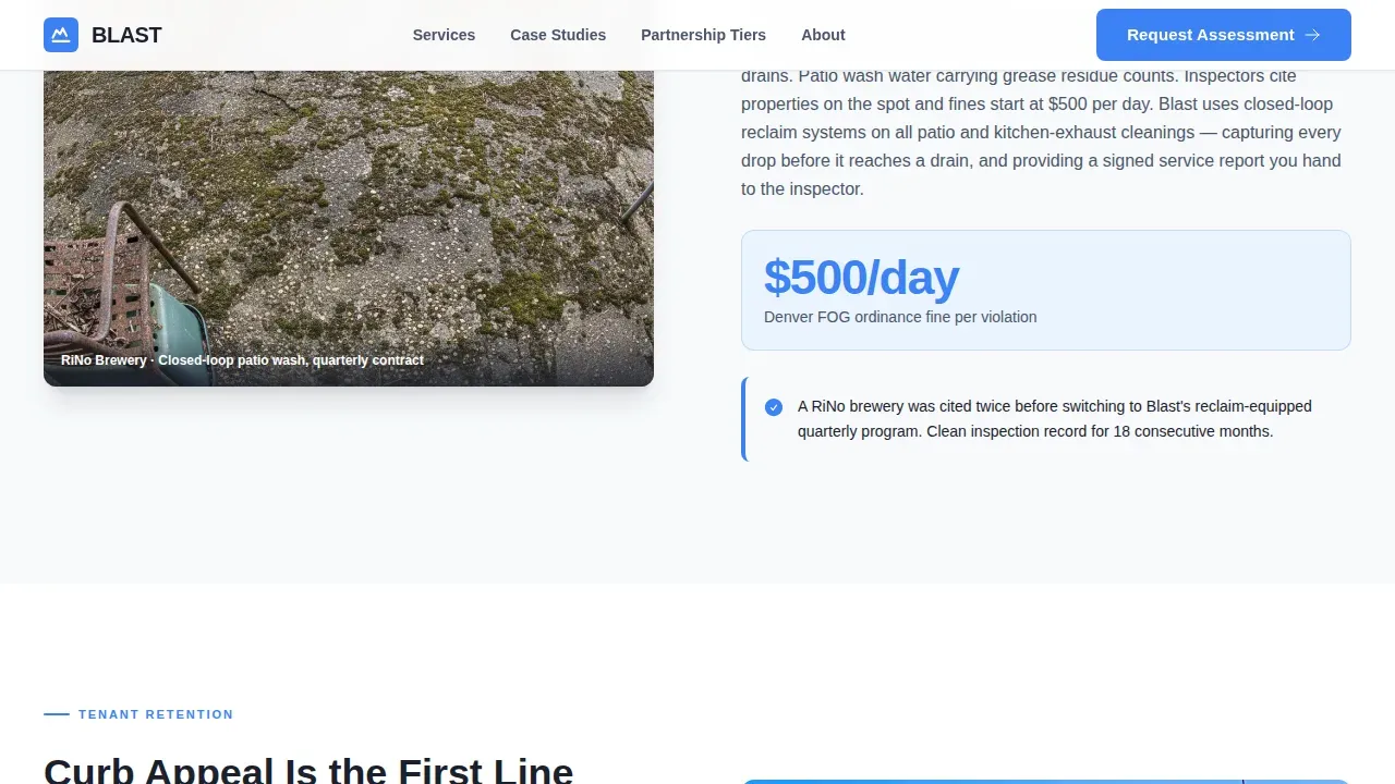 Aggressive Commercial Cleaning | Free Website Template | Rocket