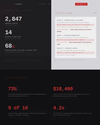 Smart Bakery Agreement Landing Page Template