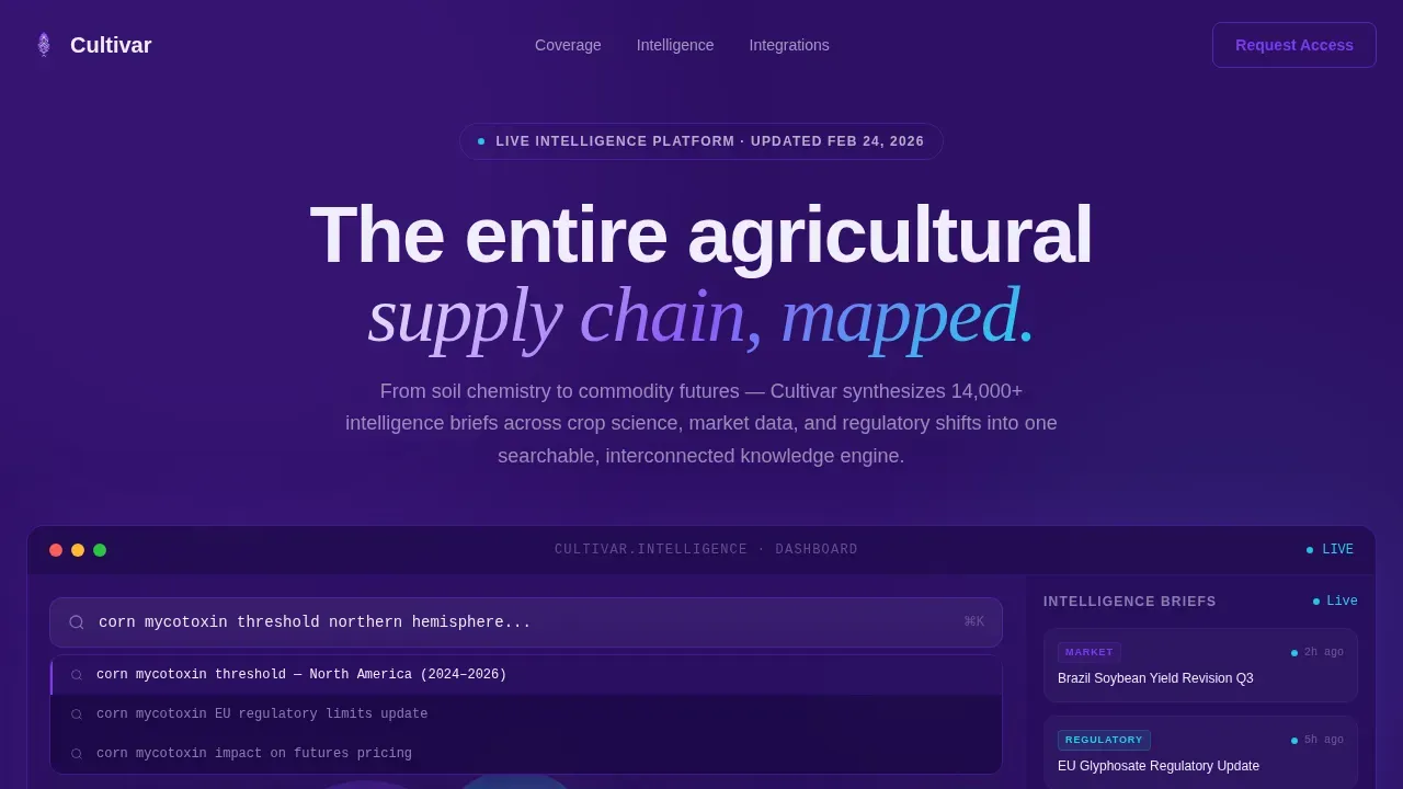Smart Agri-Tech Platform Landing Page Template