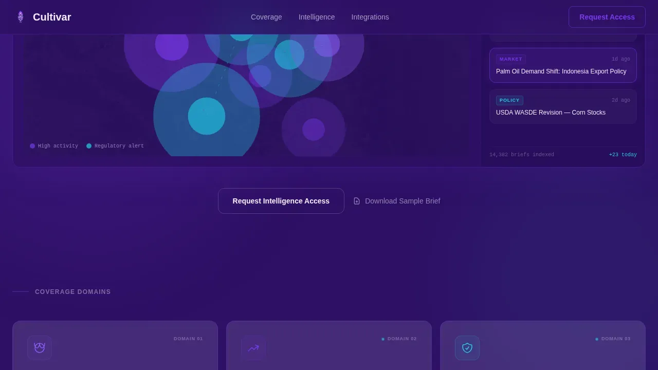 Smart Agri-Tech Platform Landing Page Template