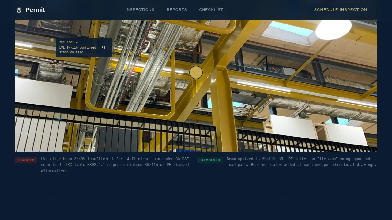 Professional ADU Inspection Landing Page Template