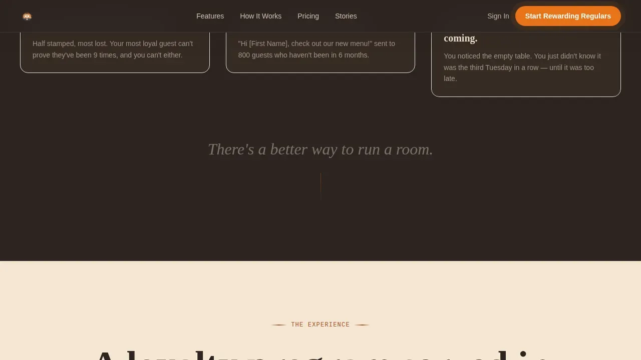 Digital Menu & Ordering Reviews & Social Proof Website Template