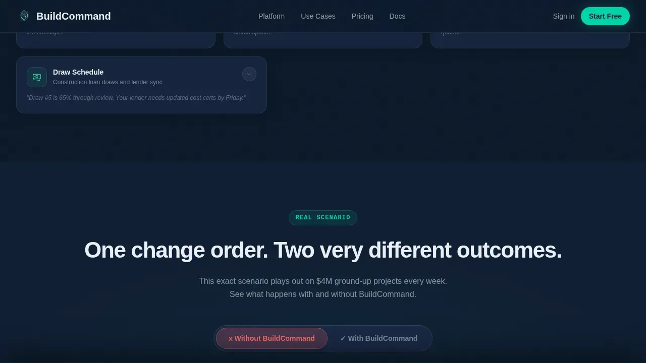 Live Development Oversight Landing Page Template