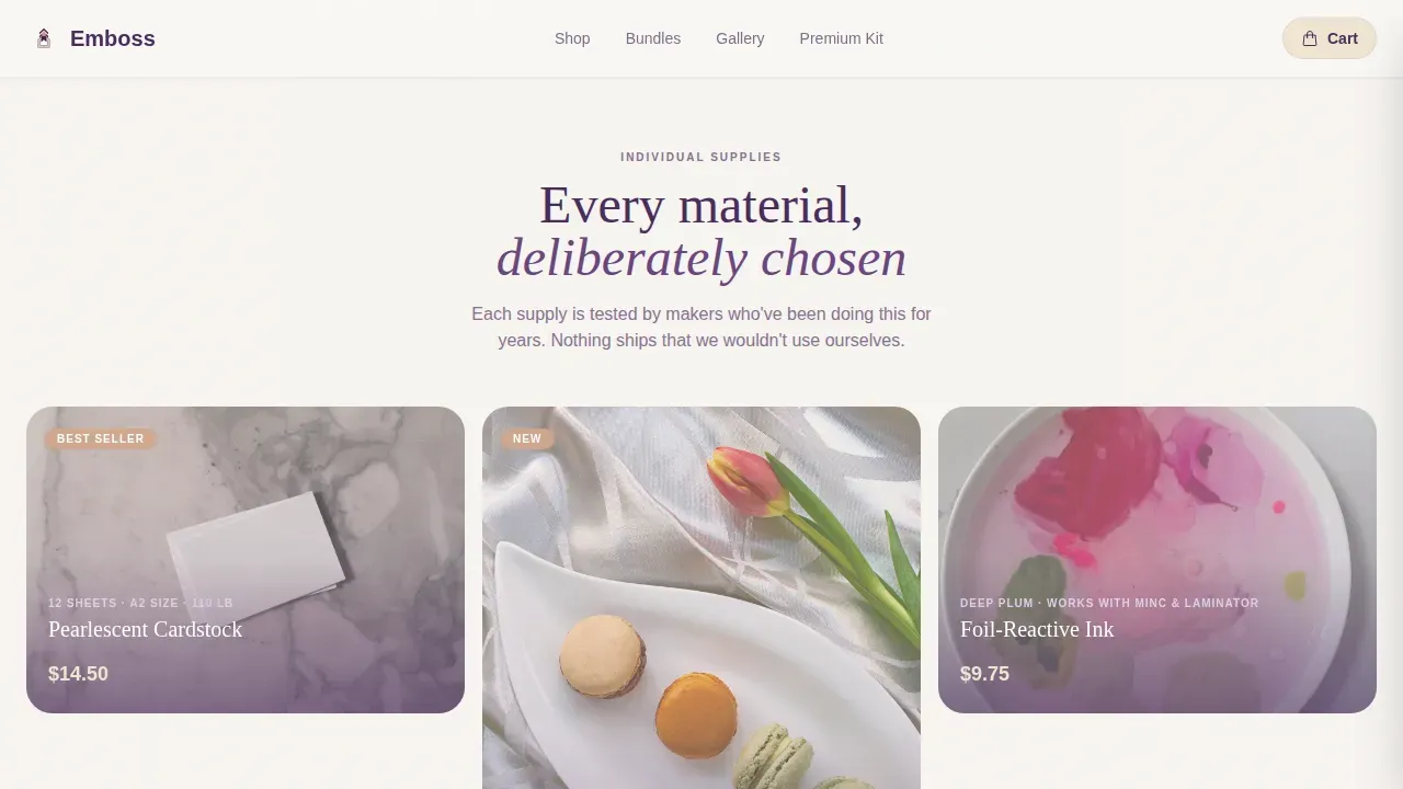 Hobby & Passion Supplies Pre-Launch & Coming Soon Website Template