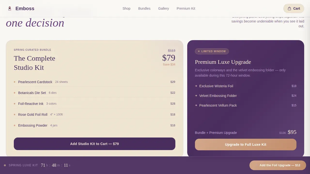 Hobby & Passion Supplies Pre-Launch & Coming Soon Website Template