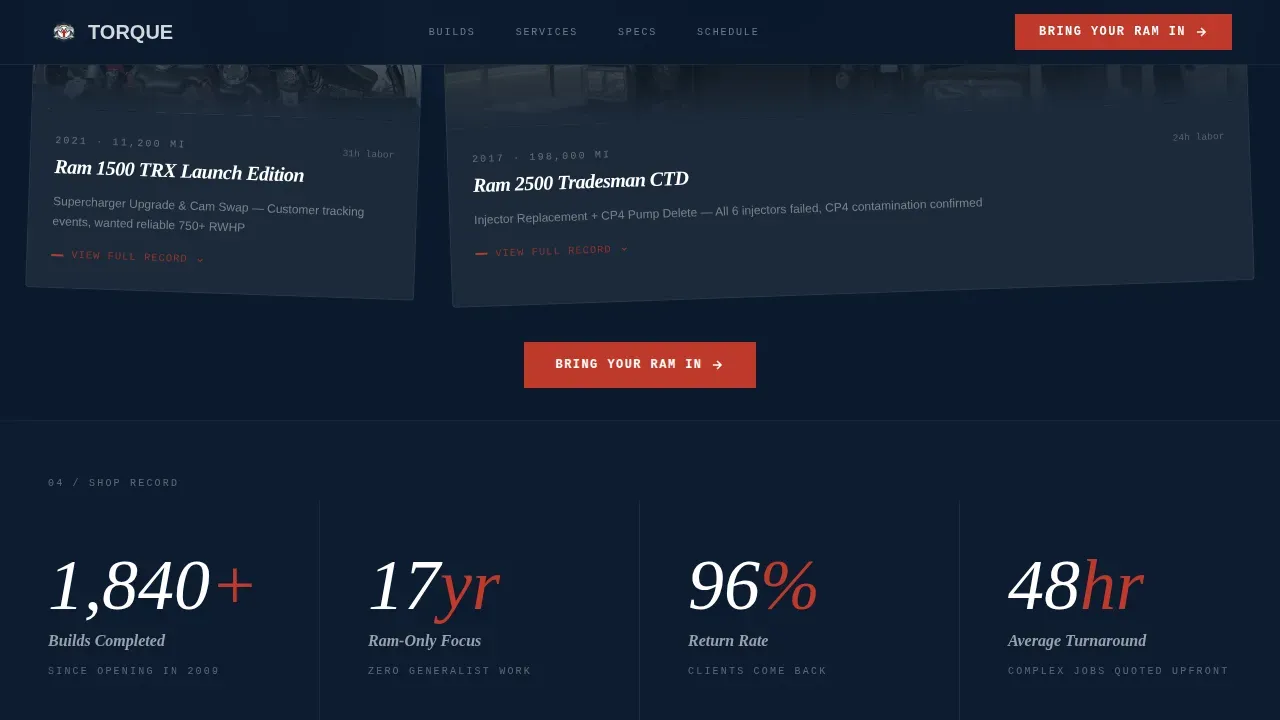 Car Dealership Online Booking Website Template