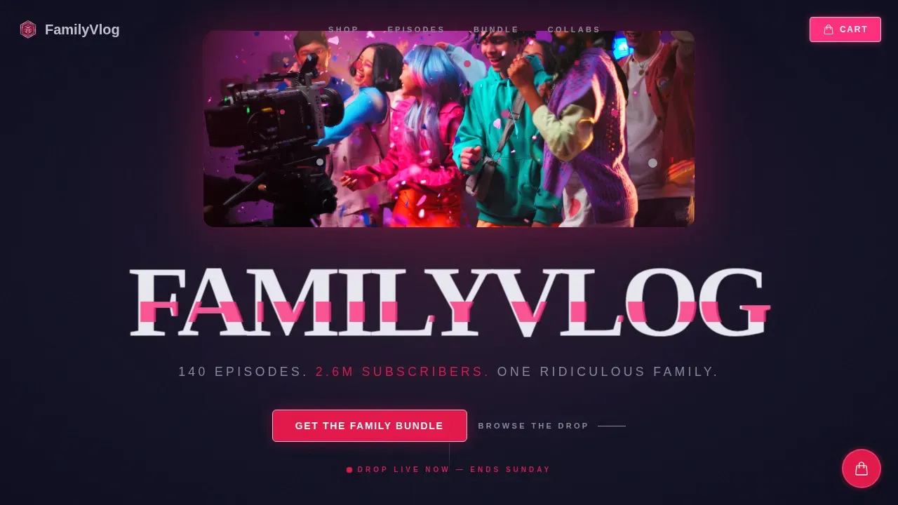 Trendy Direct Sales Community Landing Page Template