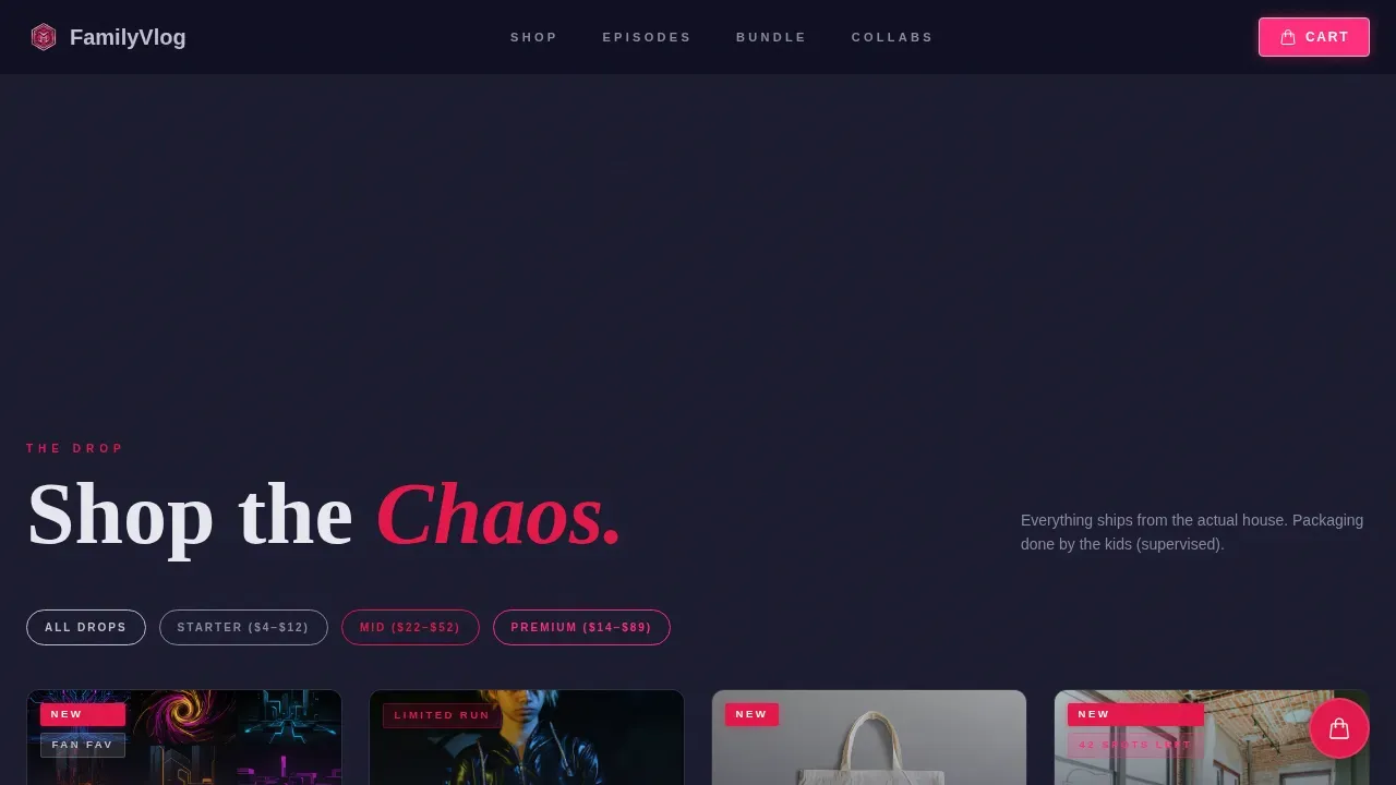 Trendy Direct Sales Community Landing Page Template