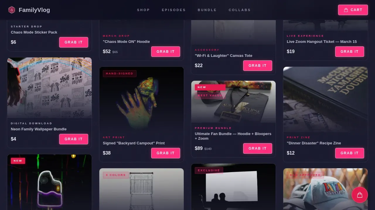Trendy Direct Sales Community Landing Page Template