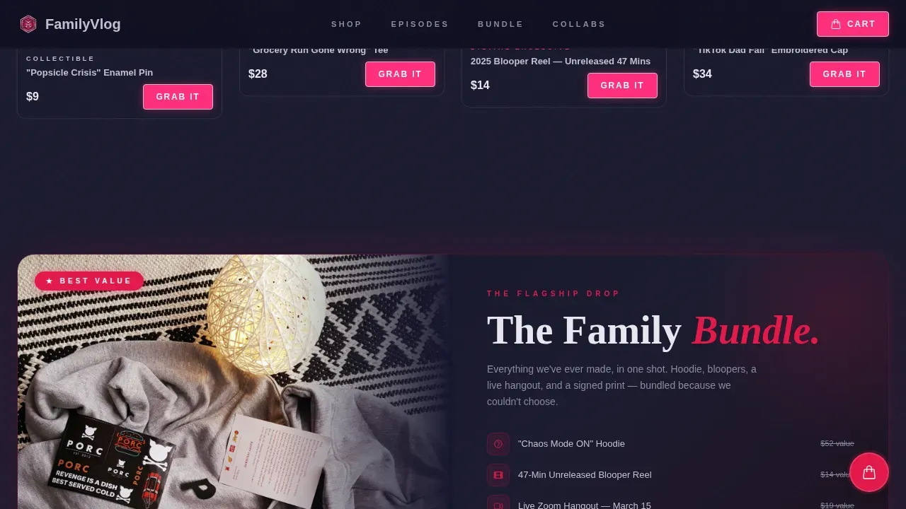 Trendy Direct Sales Community Landing Page Template