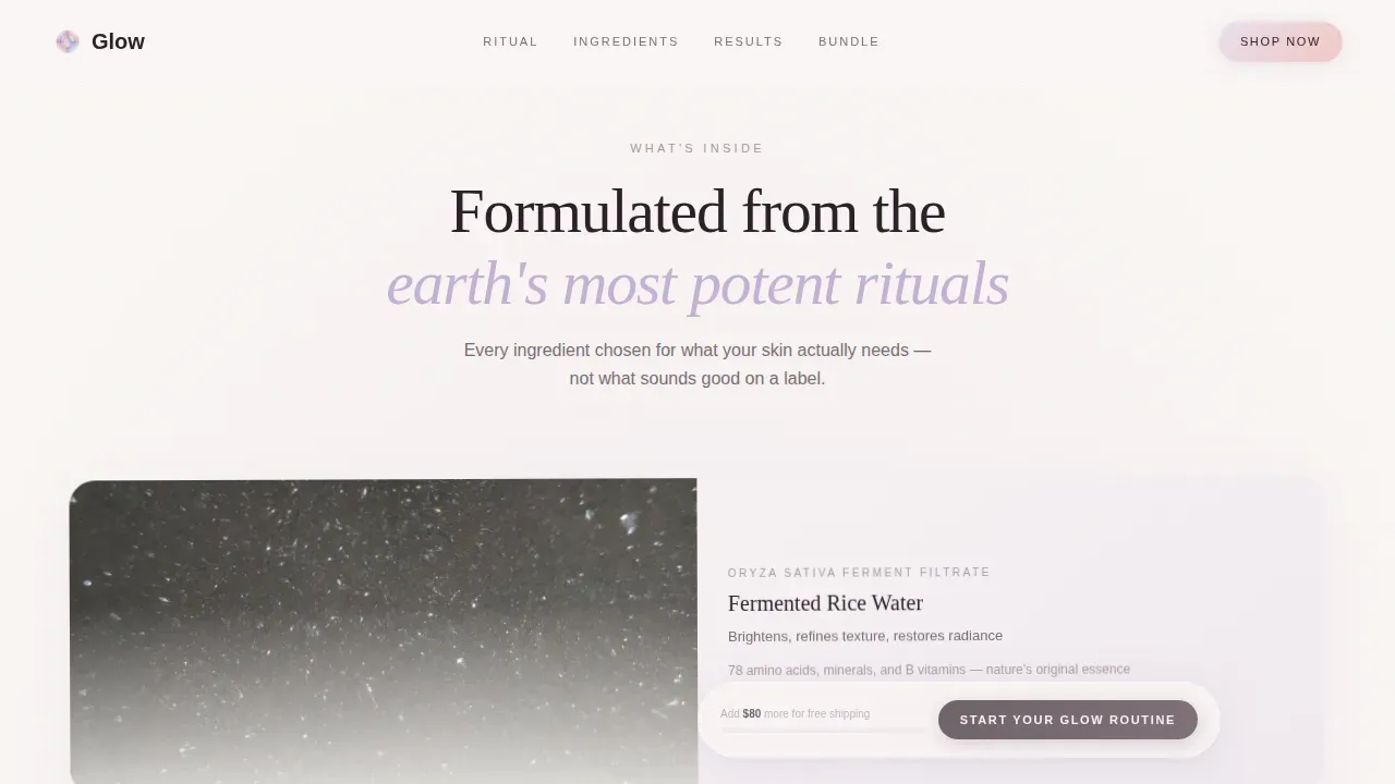 Specialist Beauty & Cosmetics Brand Blog & Content Website Template