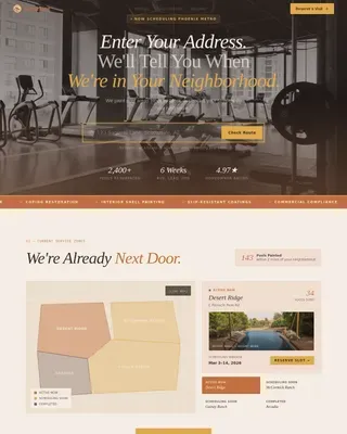 Premium Pool Restoration Landing Page Template
