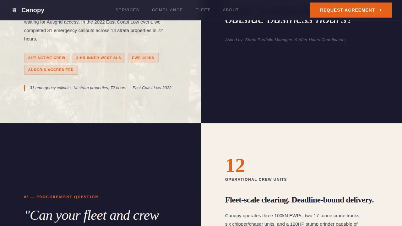 Trusted Arborist Services | Free Website Template | Rocket