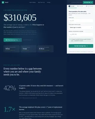 Smart Insurance Family Landing Page Template