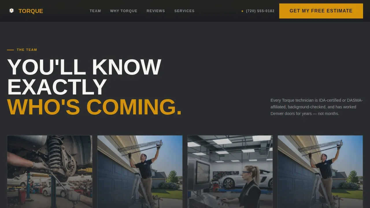 Reliable Door Repair | Free Website Template | Rocket
