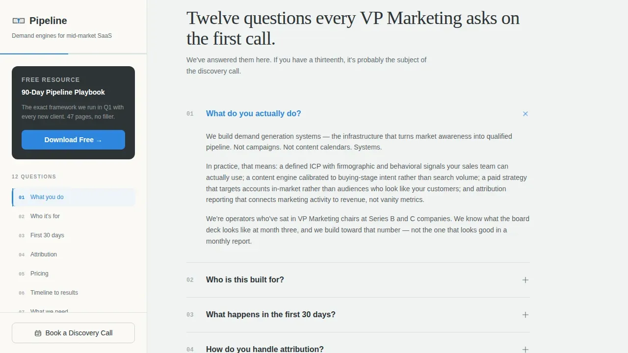 Powerhouse B2B Lead Generation Landing Page Template