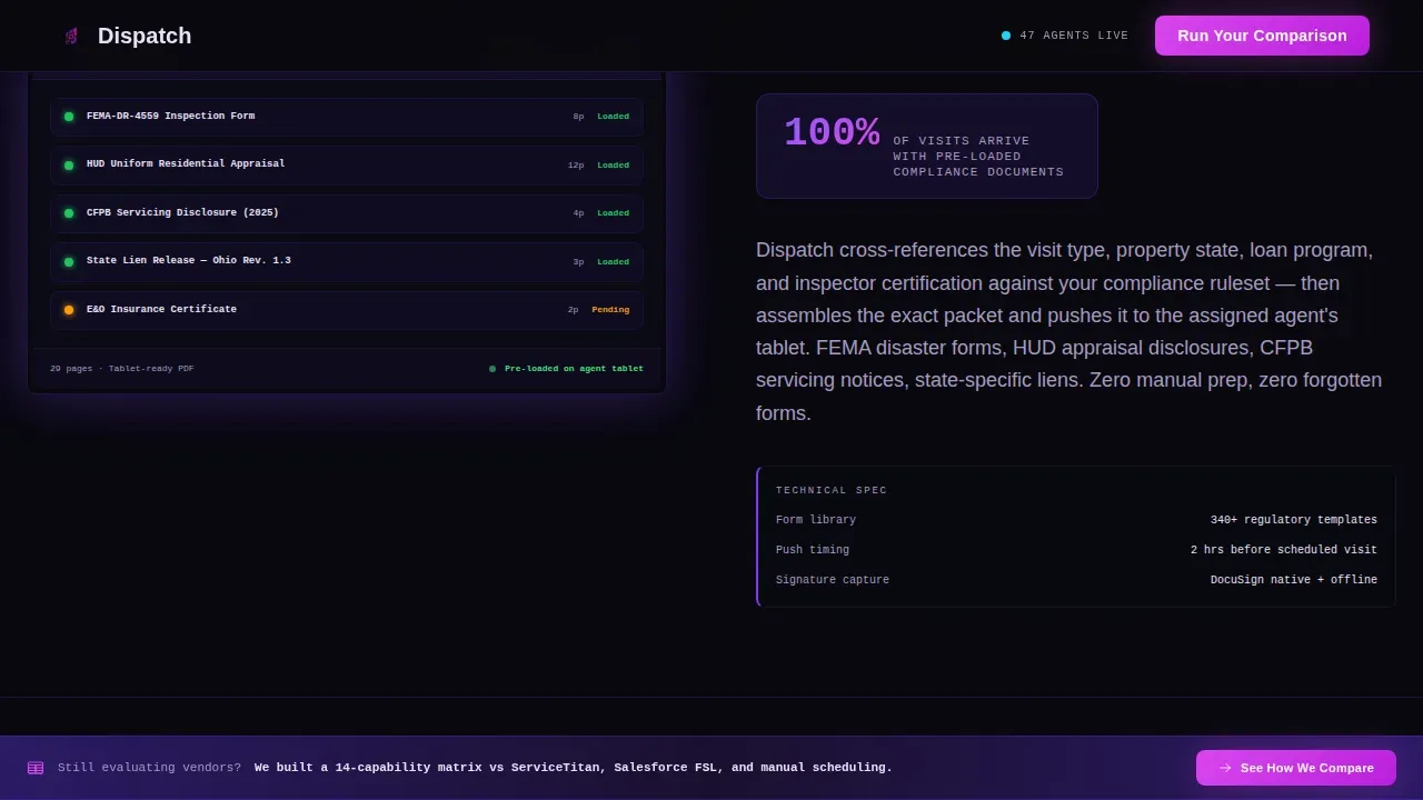 Intelligent Field Operations Landing Page Template