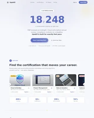 Professional Certification Training | Free Website Template | Rocket