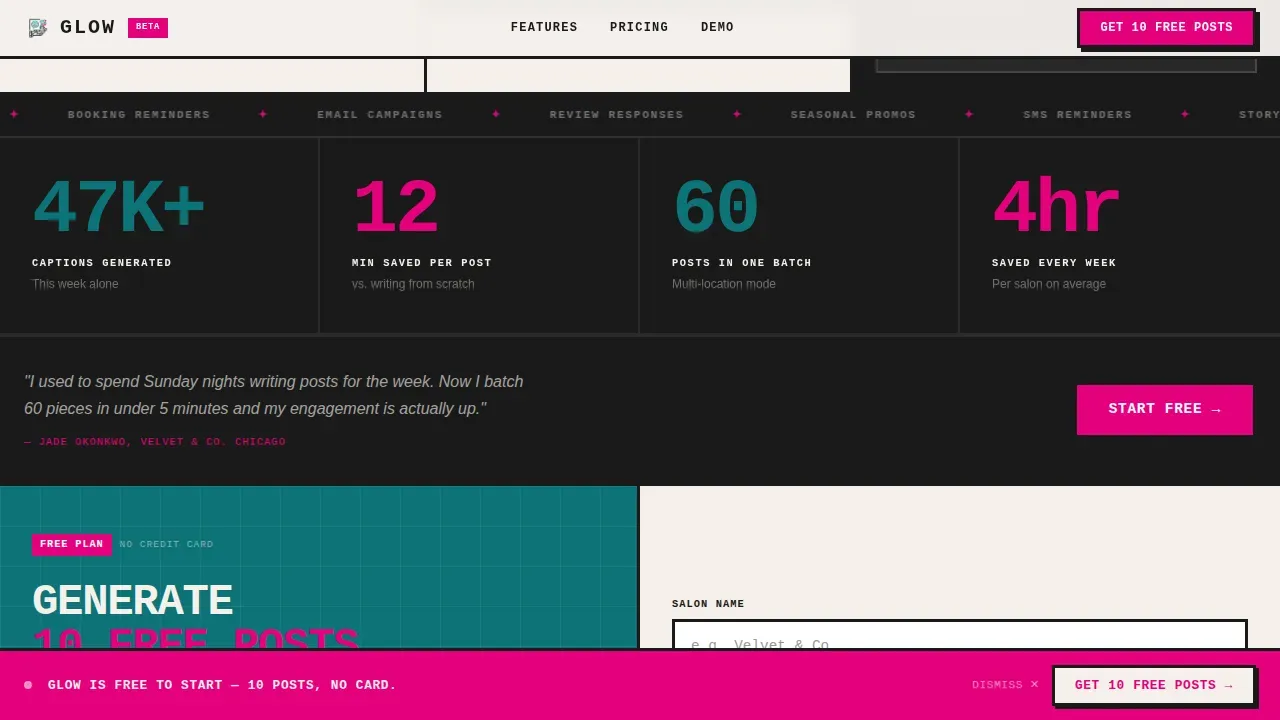 AI for Beauty & Salon Blog & Content Website Template