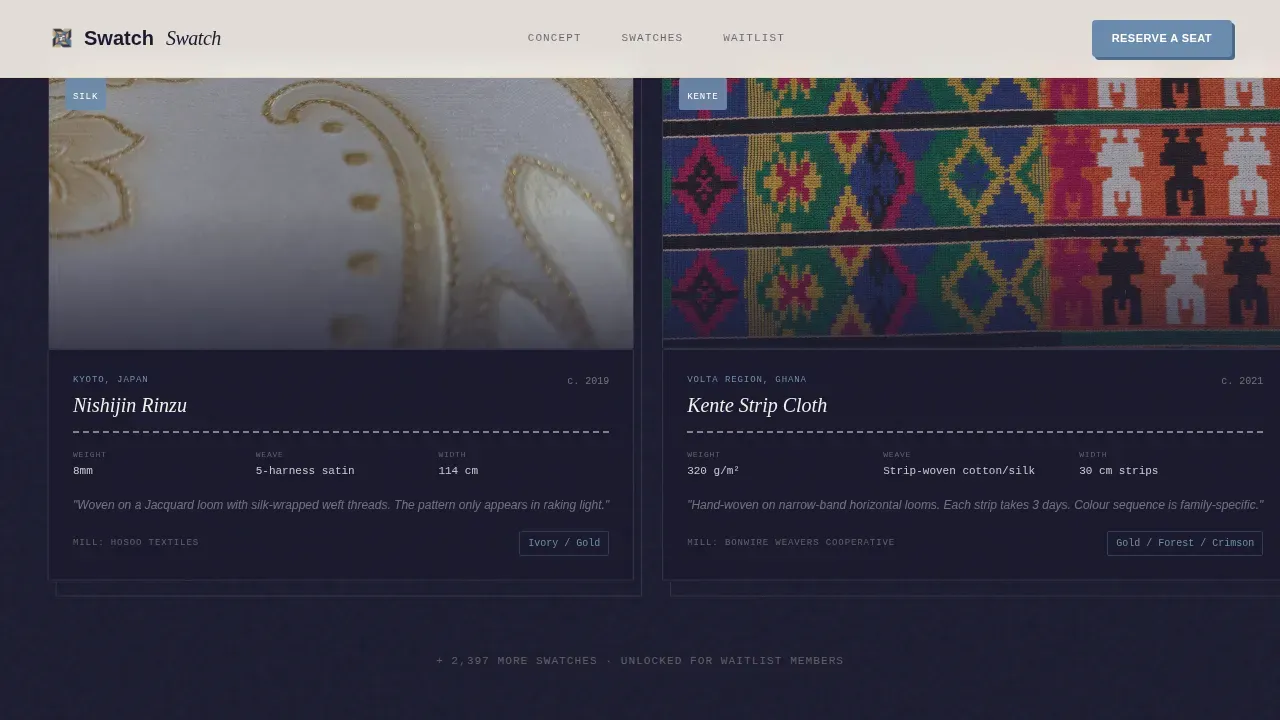 Fashion Tech & Innovation Pre-Launch Website Template