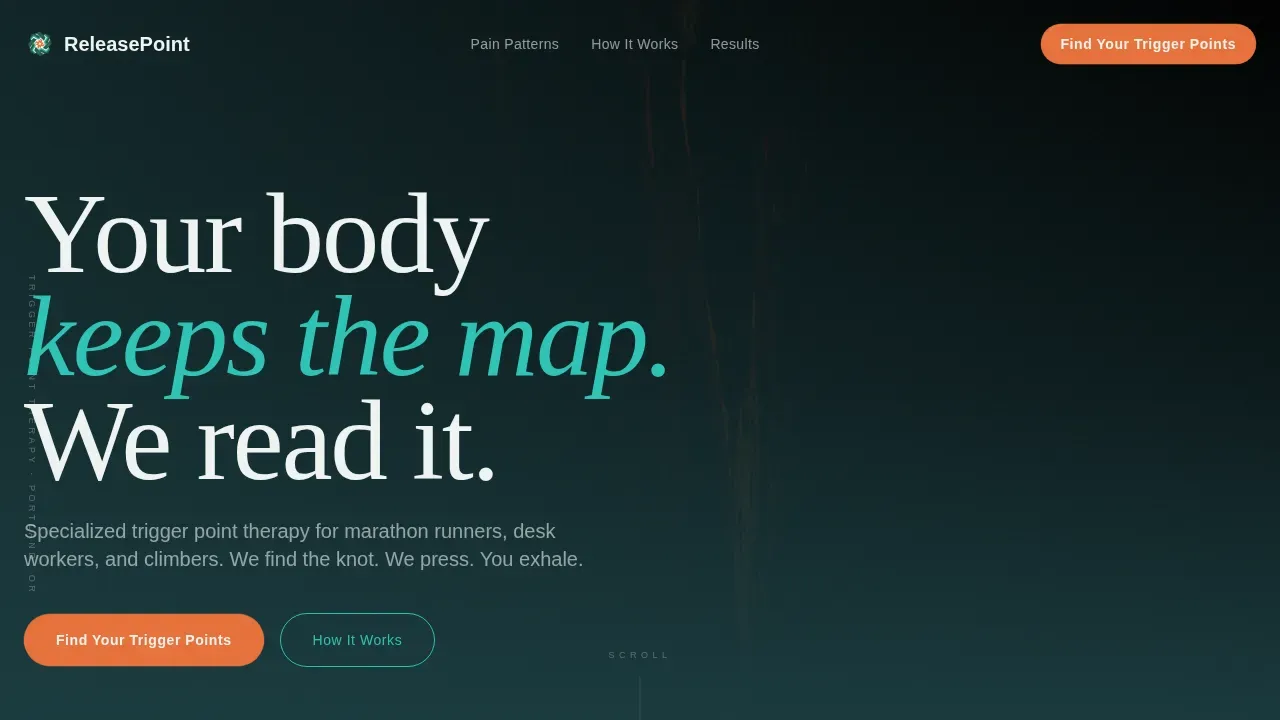 Wellness Modalities Booking Website Template