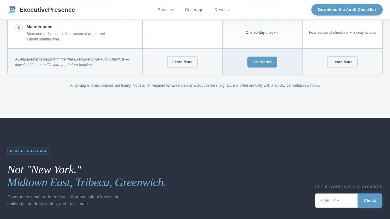 Professional Brand Styling Landing Page Template