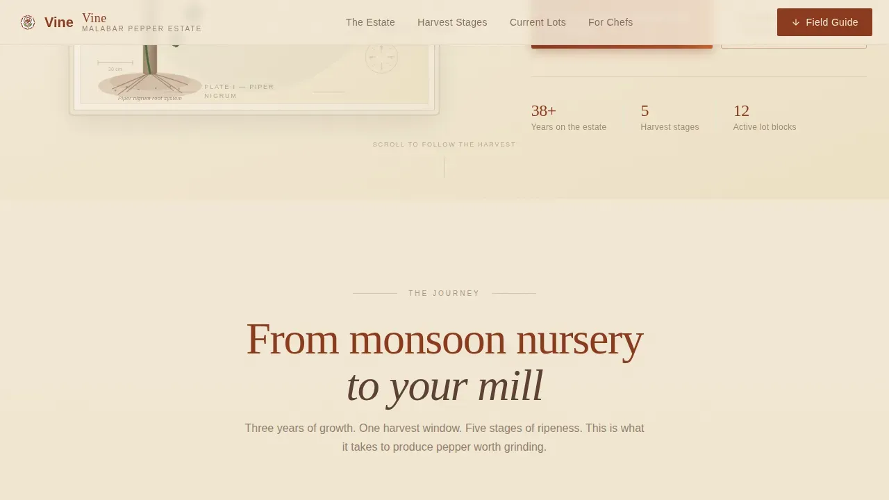 Artisan Spice Grower Landing Page Template