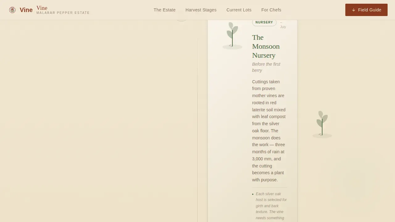 Artisan Spice Grower Landing Page Template