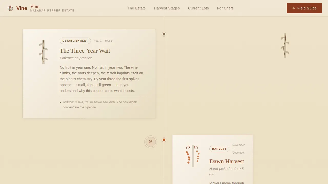 Artisan Spice Grower Landing Page Template