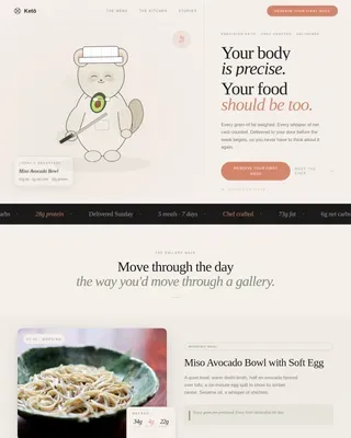 Pro Nutrition Meal Plan Landing Page Template