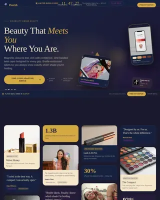 Disability-Owned Pre-Launch Website Template