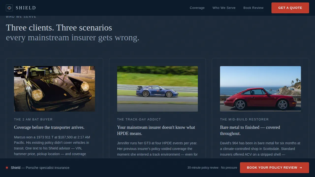 Car Dealership Premium Booking Website Template
