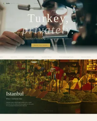 Bespoke Turkey Travel Landing Page Template