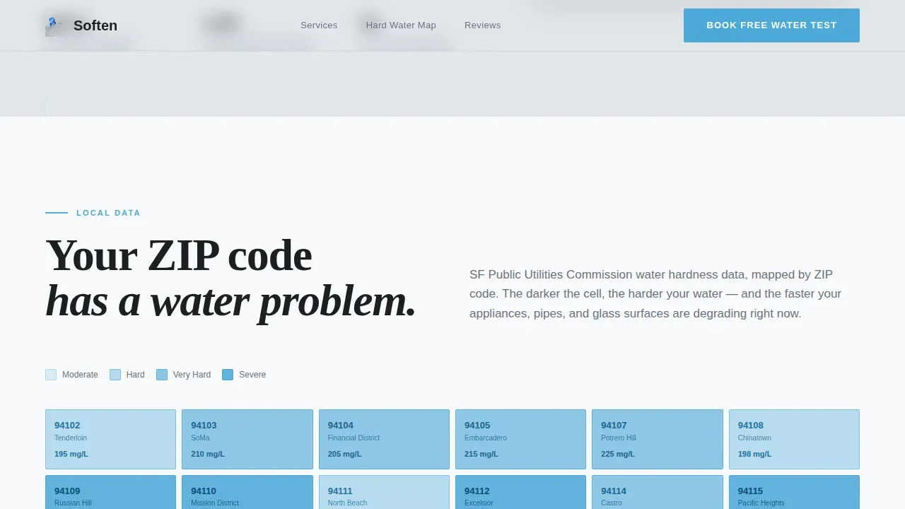 Award-Winning Water Treatment | Free Website Template | Rocket