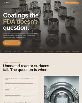 Pharmaceutical Manufacturing Directory Website Template