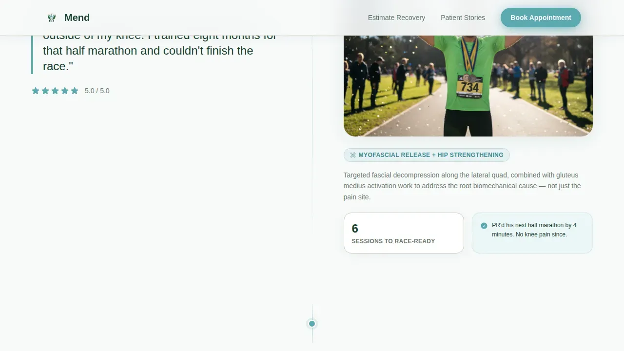 Smart Physical Therapy Landing Page Template