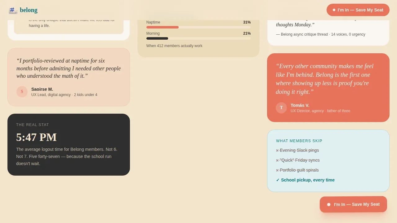 Family First user experience Mastermind Landing Page Template