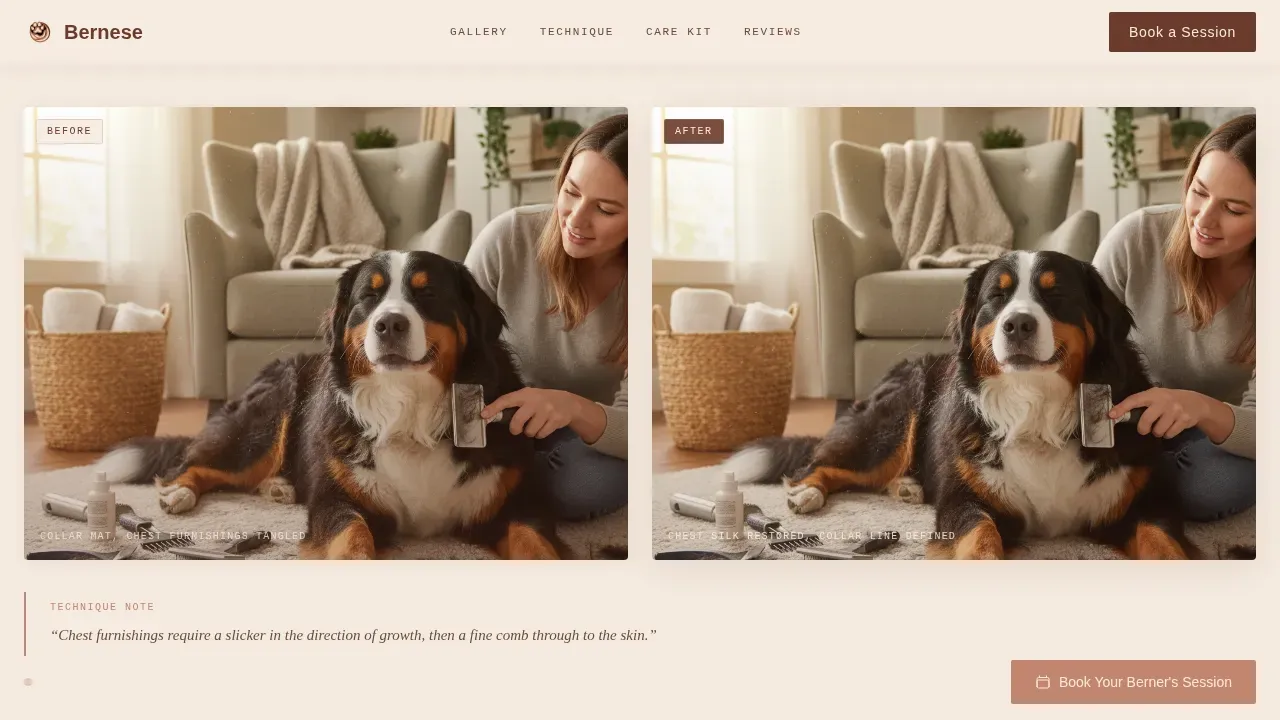 Dog Expert Booking Website Template