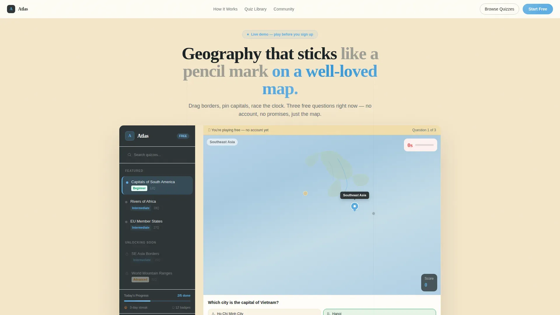 Geography Education Professional Website Template
